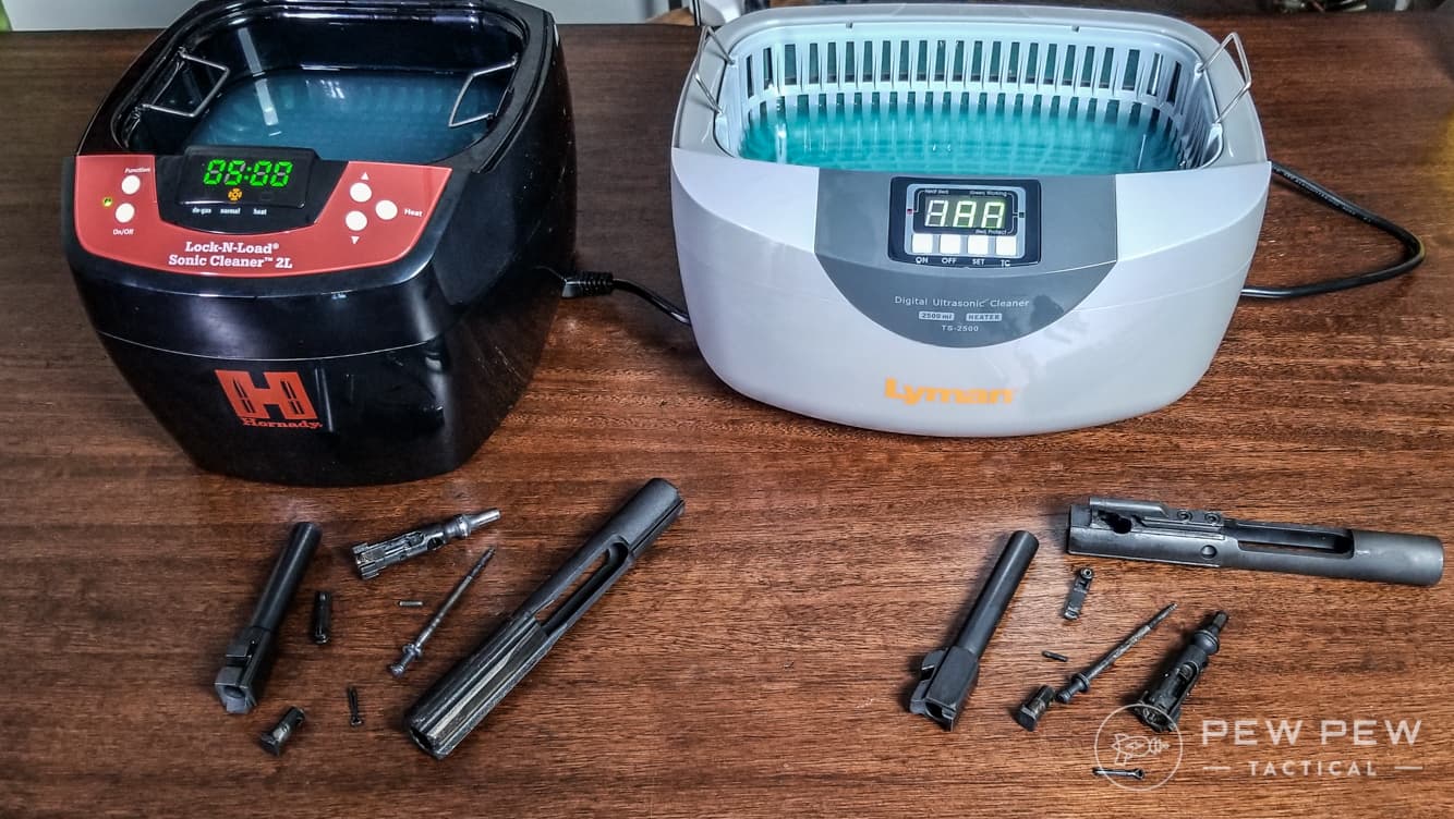 Ultrasonic BCG and Barrel Cleaning
