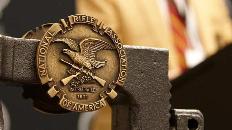 nra metal logo