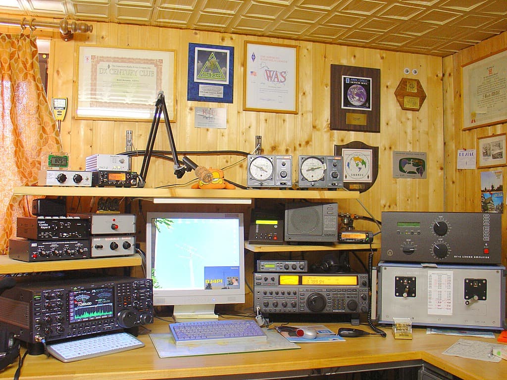 Amateur Radio "Ham Shack"
