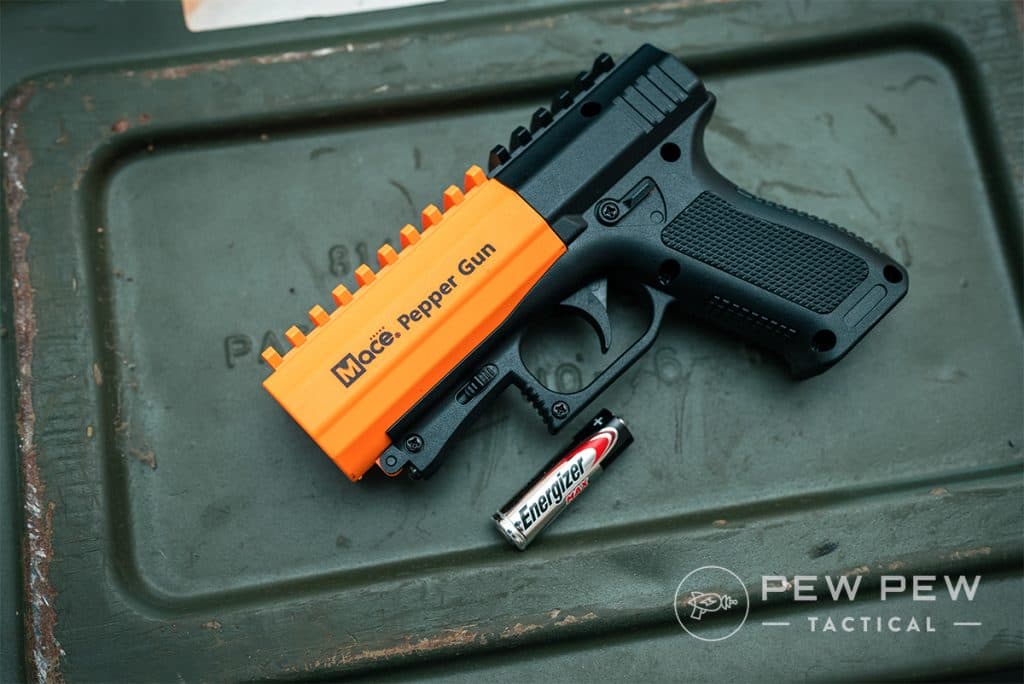 Mace Pepper Gun 2.0 Size