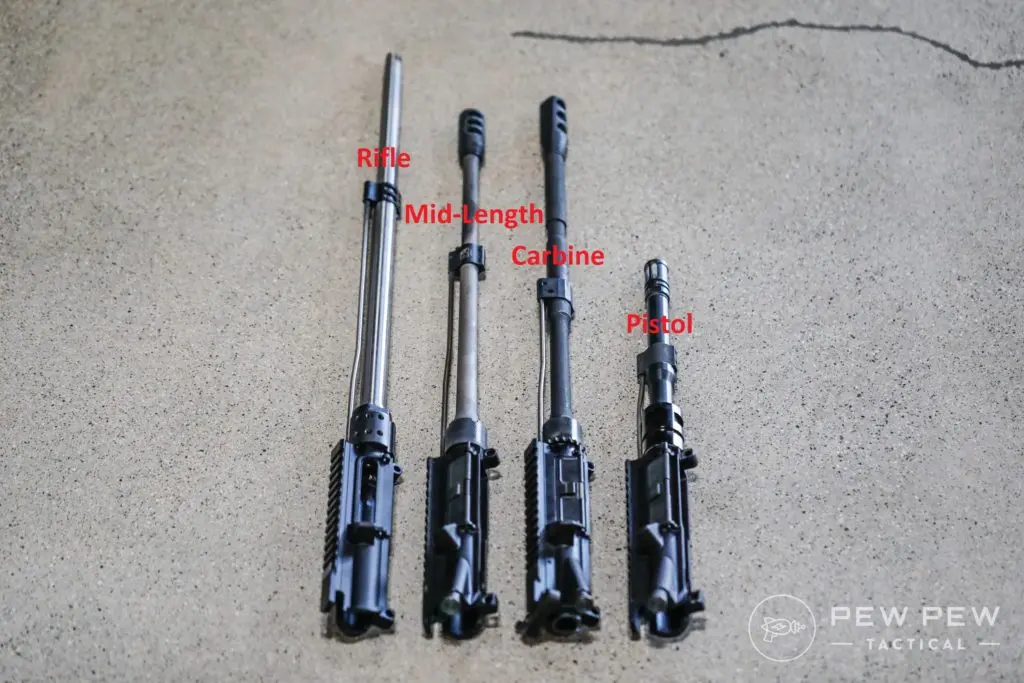 AR-15 Gas System Lengths