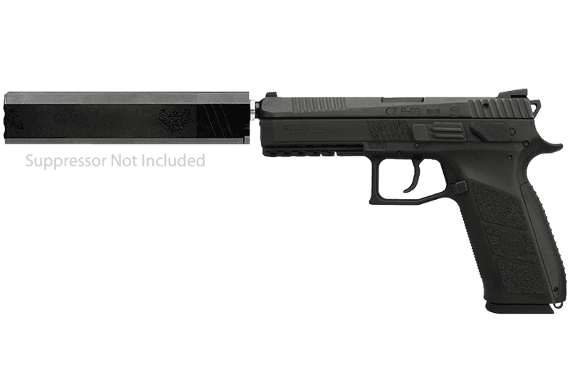 CZ P-09 Suppress Ready with Suppressor