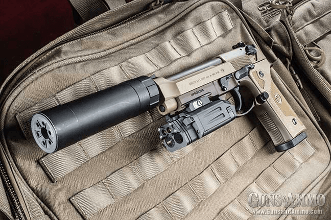 Beretta M9A3 with supressor