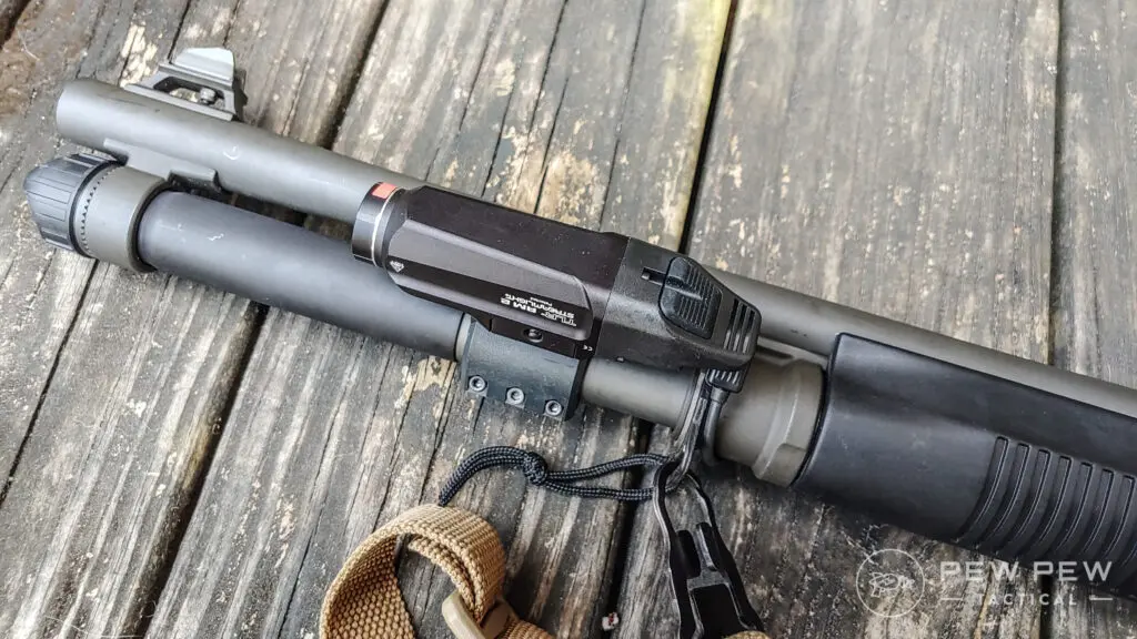 Post Thumbnail Image for post: Best Home Defense Shotgun Upgrades: Stocks, Lights, Optics, & More