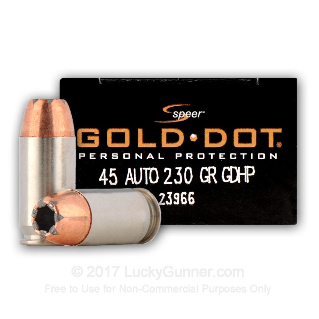 Product Image for Speer .45 ACP 230 gr Gold Dot