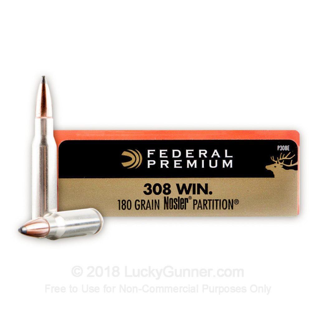 Product Image for Federal Vital-Shock .308 Win 180gn Nosler Partition