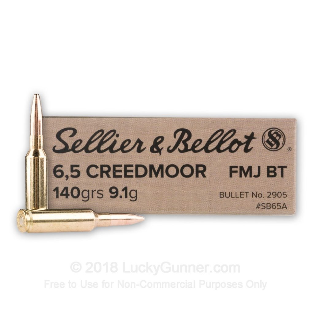 Product Image for Sellier & Bellot 6.5 Creedmoor 140gr FMJBT - 20 Rounds