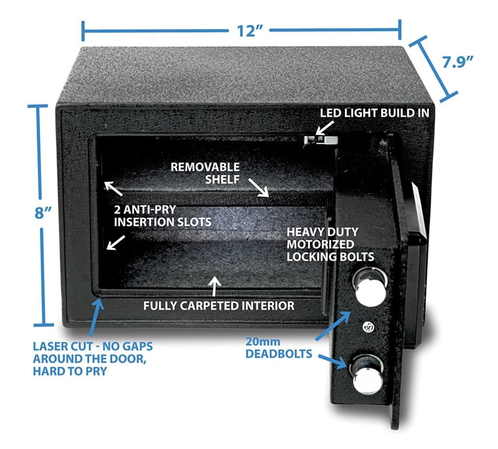 Product Image for Viking Security Safe VS-20BLX Mini Biometric Safe