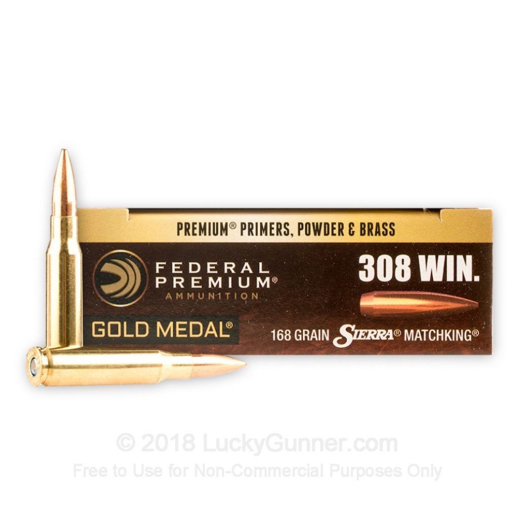 Product Image for Federal .308 Win 168gr Gold Medal Match