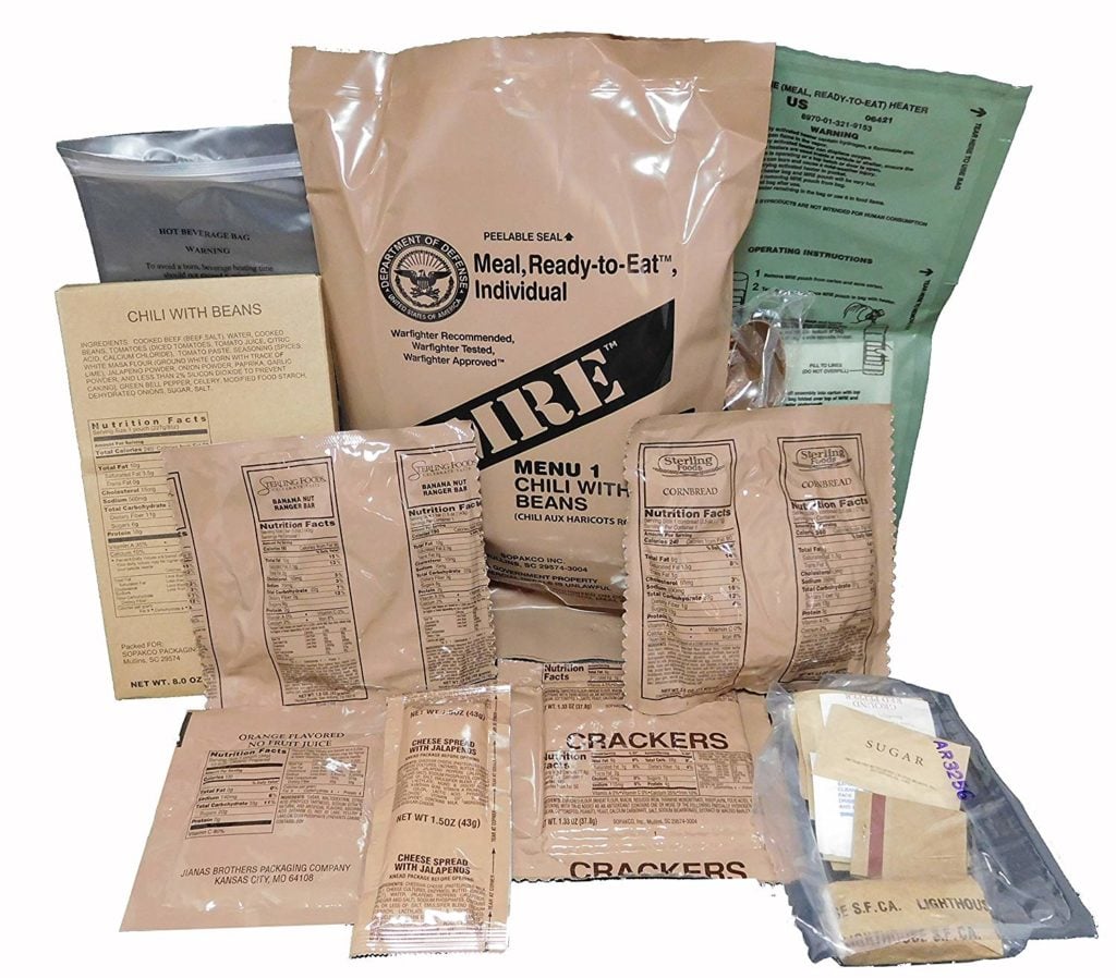 Product Image for Assorted Mil-Surp MREs