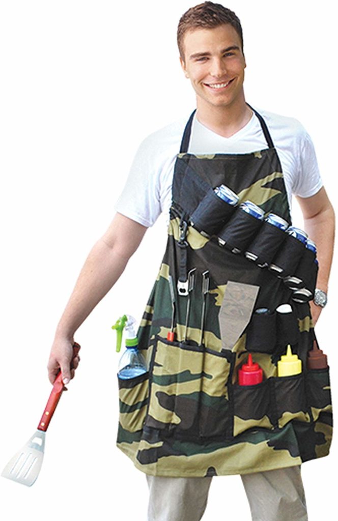 Product Image for BigMouth Inc The Grill Sergeant BBQ Apron