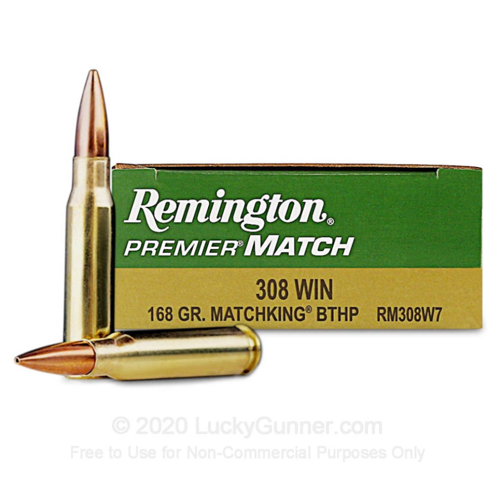 Product Image for Remington Premier .308 Win 168gr MatchKing BTHP