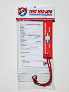 Product Image for Tact-Med Emergency Info Cards