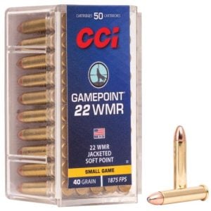 Product Image for CCI Gamepoint .22 WMR 40 GR JSP