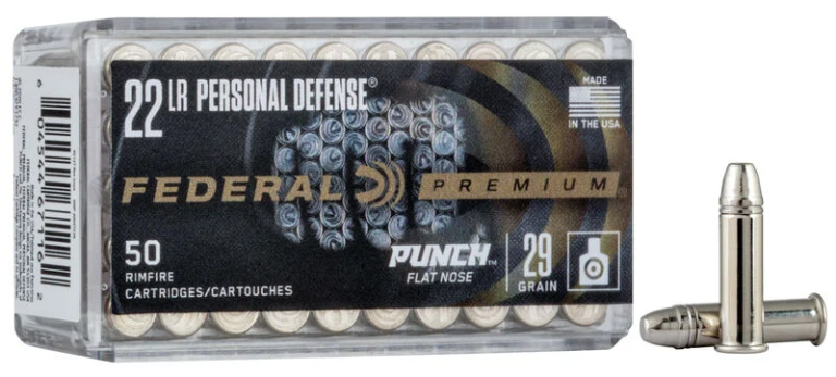 Product Image for Federal Personal Defense Punch .22 LR