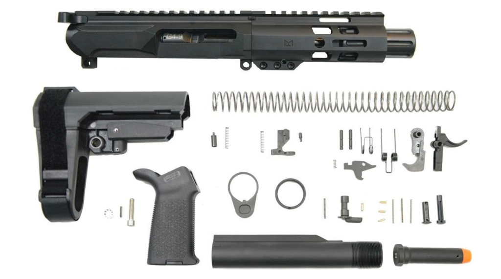 Product Image for PSA Gen 4 AR-9 SBA3 Kit 4"