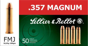 Product Image for Sellier & Bellot .357 Magnum 158-grain FMJ