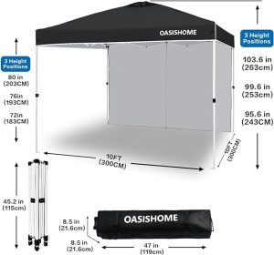 Product Image for Pop-up Gazebo Instant Portable Canopy Tent, 10