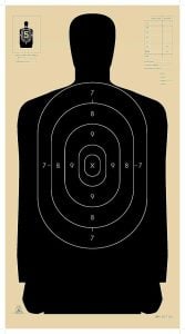 Product Image for B-27 NRA 50-Yard Police Silhouette Shooting Target (100 Pack)