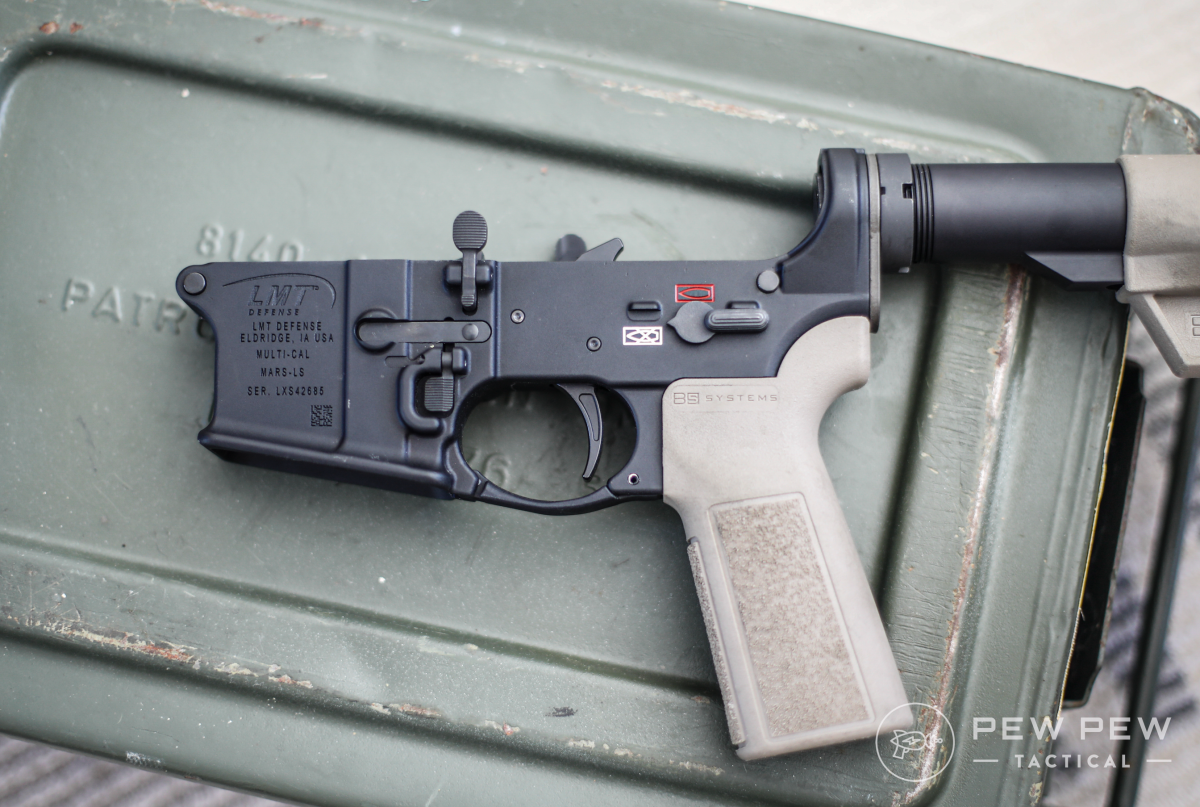 LMT MARS-L AR-15 Lower Receiver left