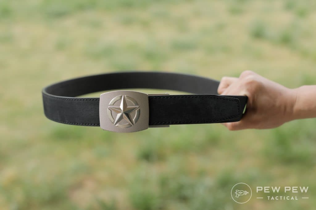 Kore Leather Gun Belt Rigidity
