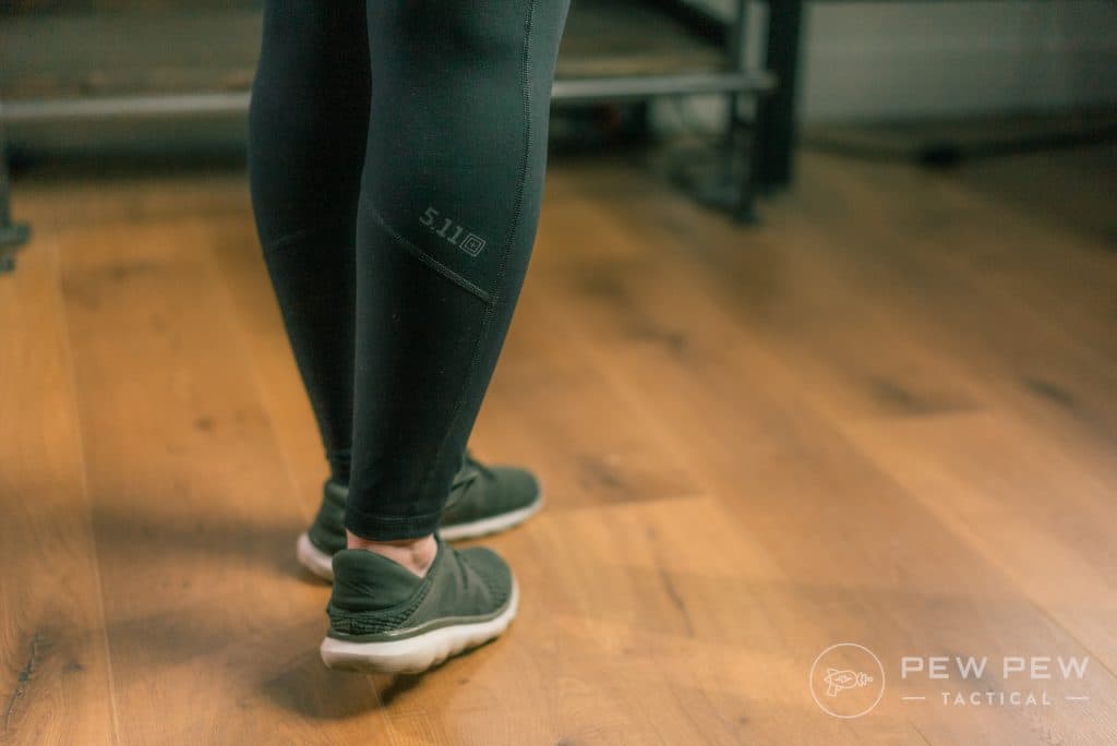 5.11 Kaia Tights Logo Detail