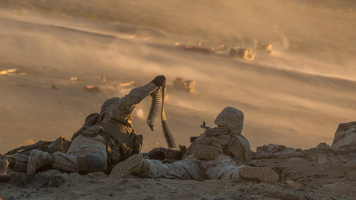 Military firearms training