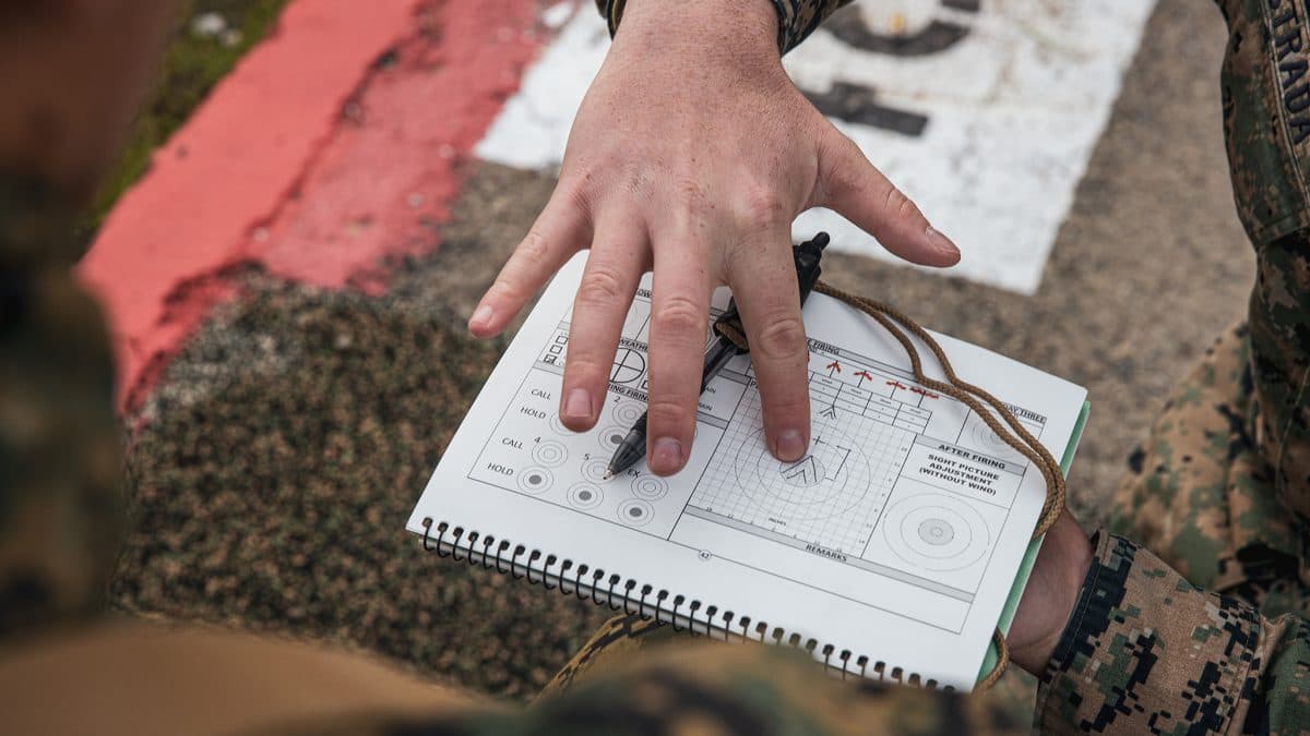 Military firearms training