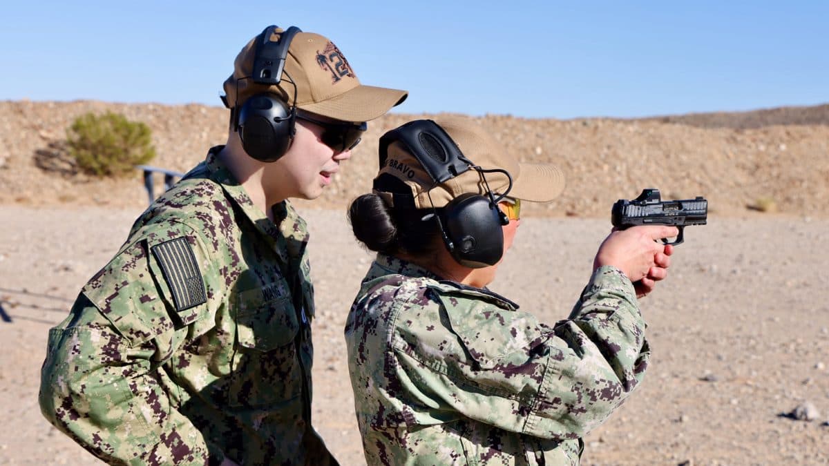 Military firearms training