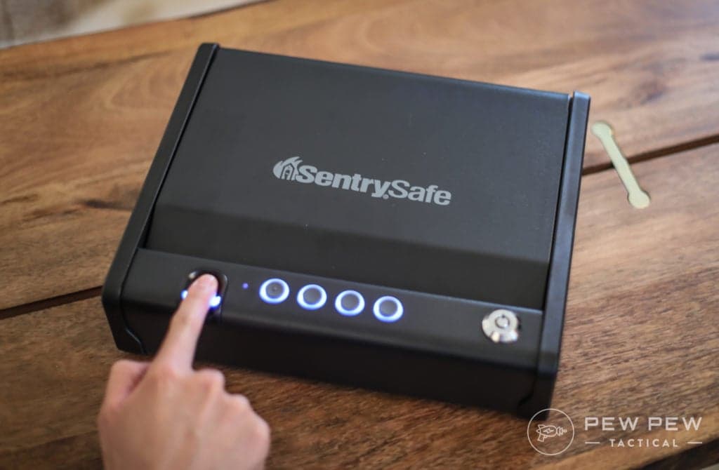 Post Thumbnail Image for post: 8 Best Biometric Gun Safes: [Hands-On Tested]