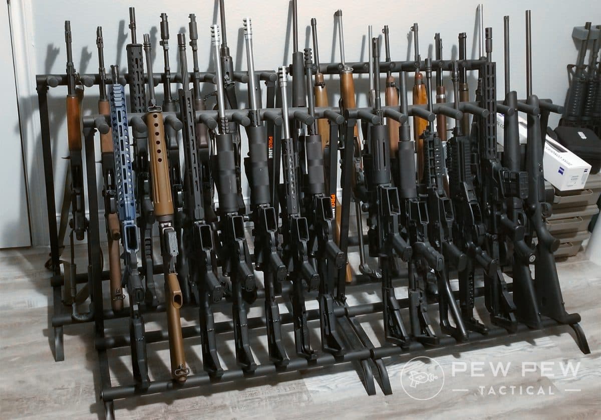 Post Thumbnail Image for post: Tip of the Week: Cheap, Alternative Long-Gun Storage