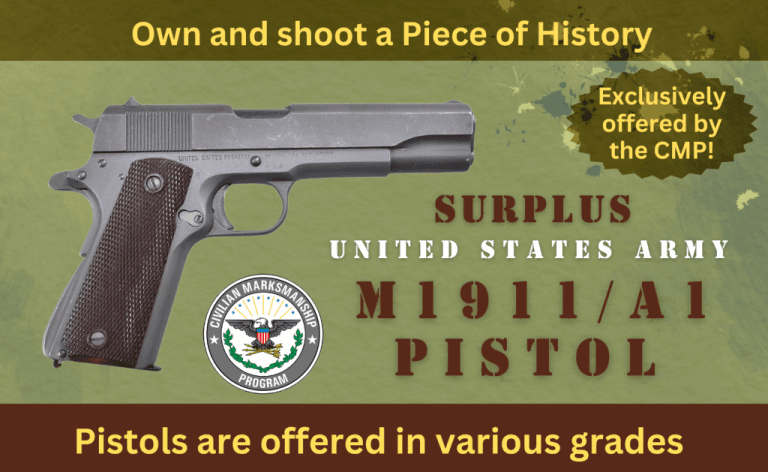 Post Thumbnail Image for post: Civilian Marksmanship Program Resumes M1911 Surplus Sales
