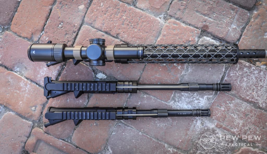 PSA AR-15 Pistol Uppers vs Mid-Length Gas System