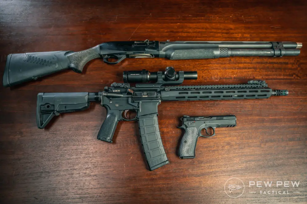 Benelli M2, CZ75, AR-15 (4)