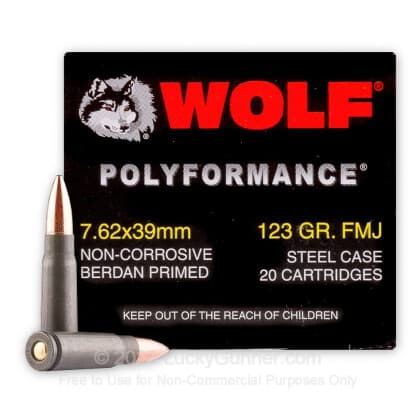 Wolf Polyformance 7.62×39 FMJ