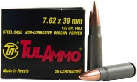 Tula 122gr FMJ 7.62X39