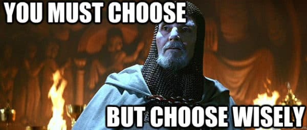 Indiana Jones Holy Grail meme
