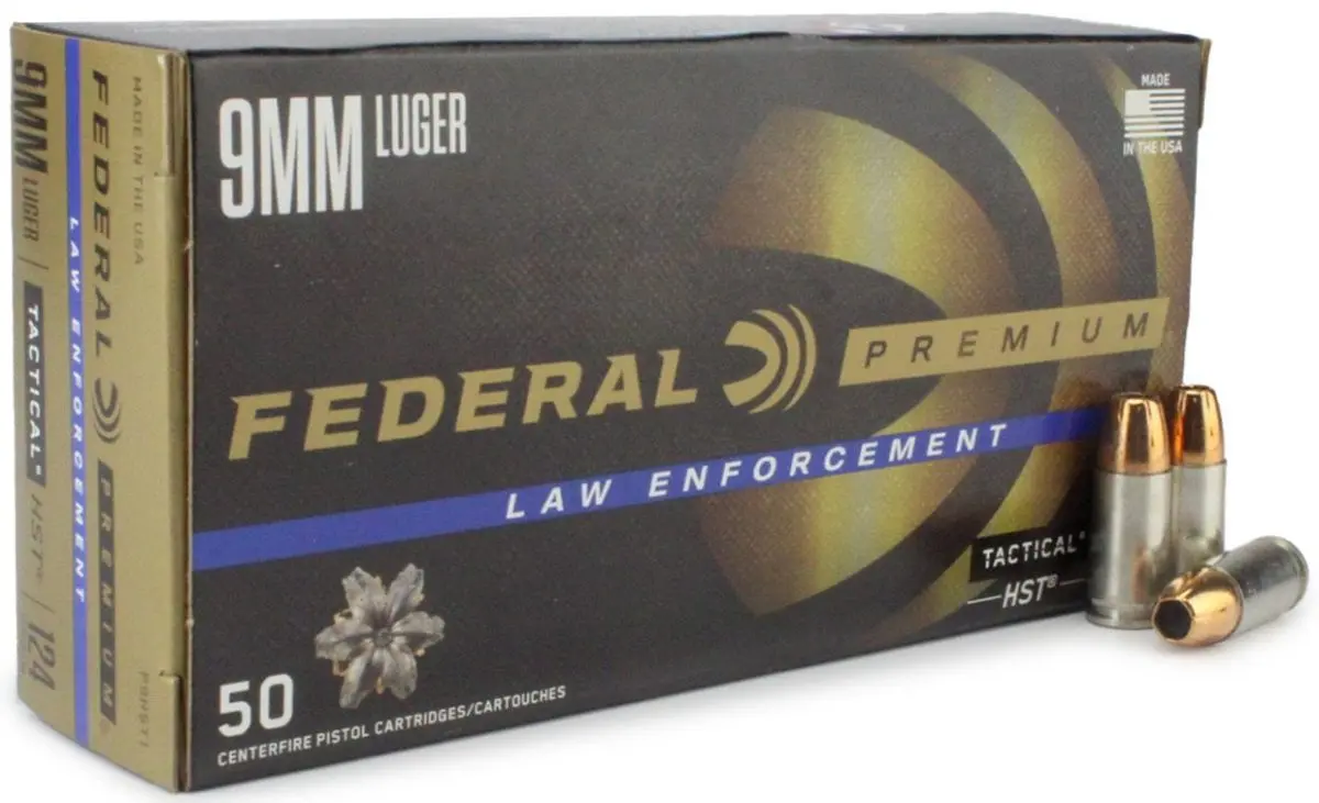 Federal HST 124gr 9mm ammo