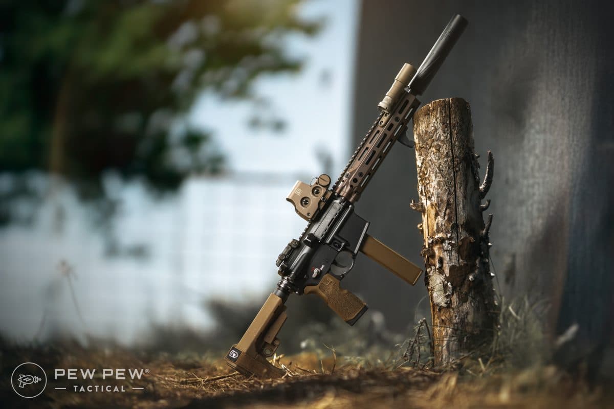 AR-9 PCC Eotech EXPS3 malkoff arisaka Banish 9 suppressor Silencer Central DFCO Die Free Co kung fu grip full stop colt pattern smg magazine 9mm daniel defense ris iii ar pistol sba3 brace