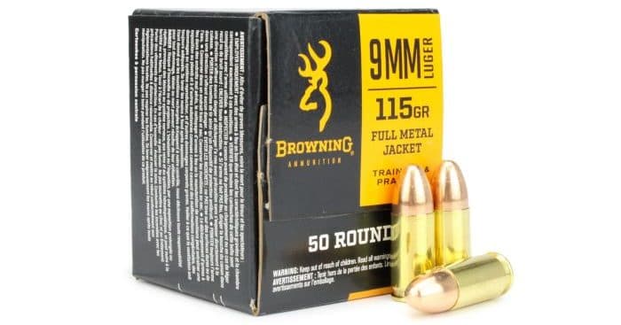 Browning 115gr FMJ 9mm
