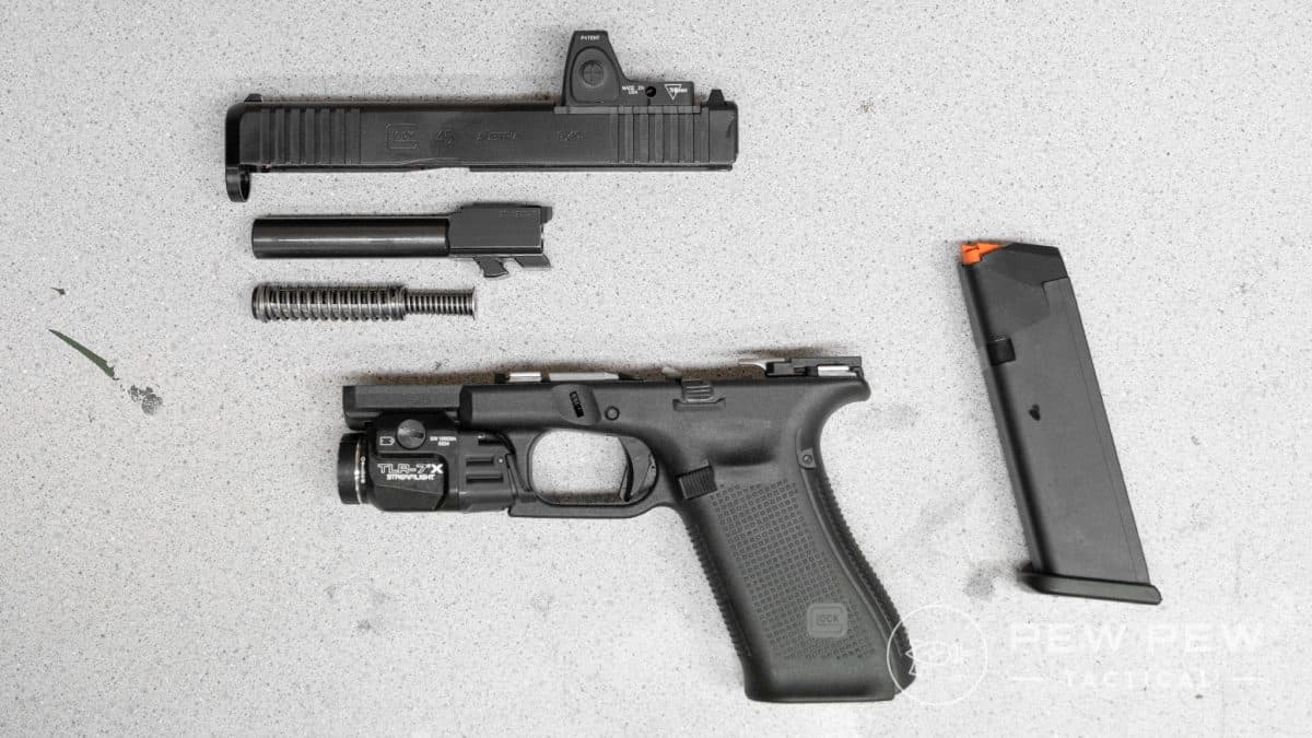Cleaning Glock 45 Gen5 MOS