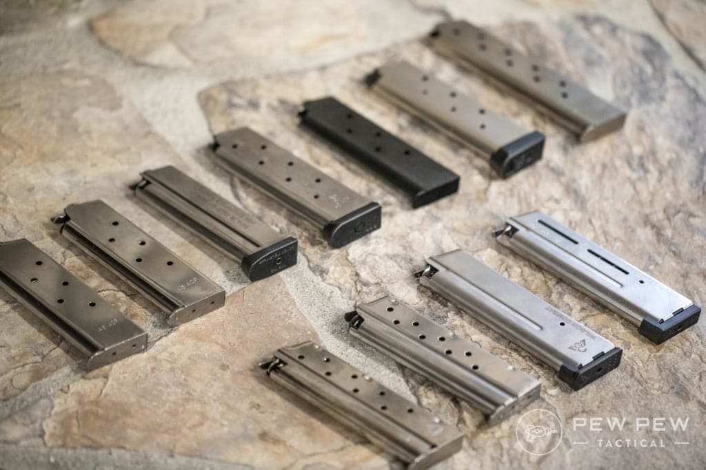 Post Thumbnail Image for post: Best 1911 Magazines: .45 ACP and 9mm