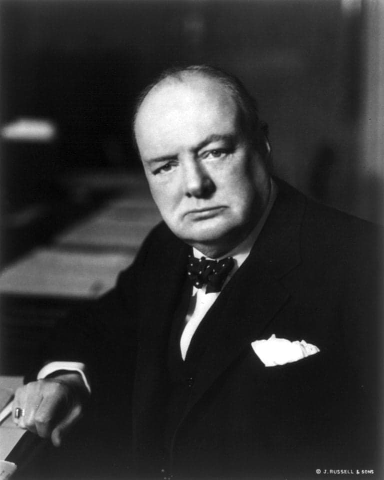 Post Thumbnail Image for post: A Picture from History: Winston Churchill's Power of Words