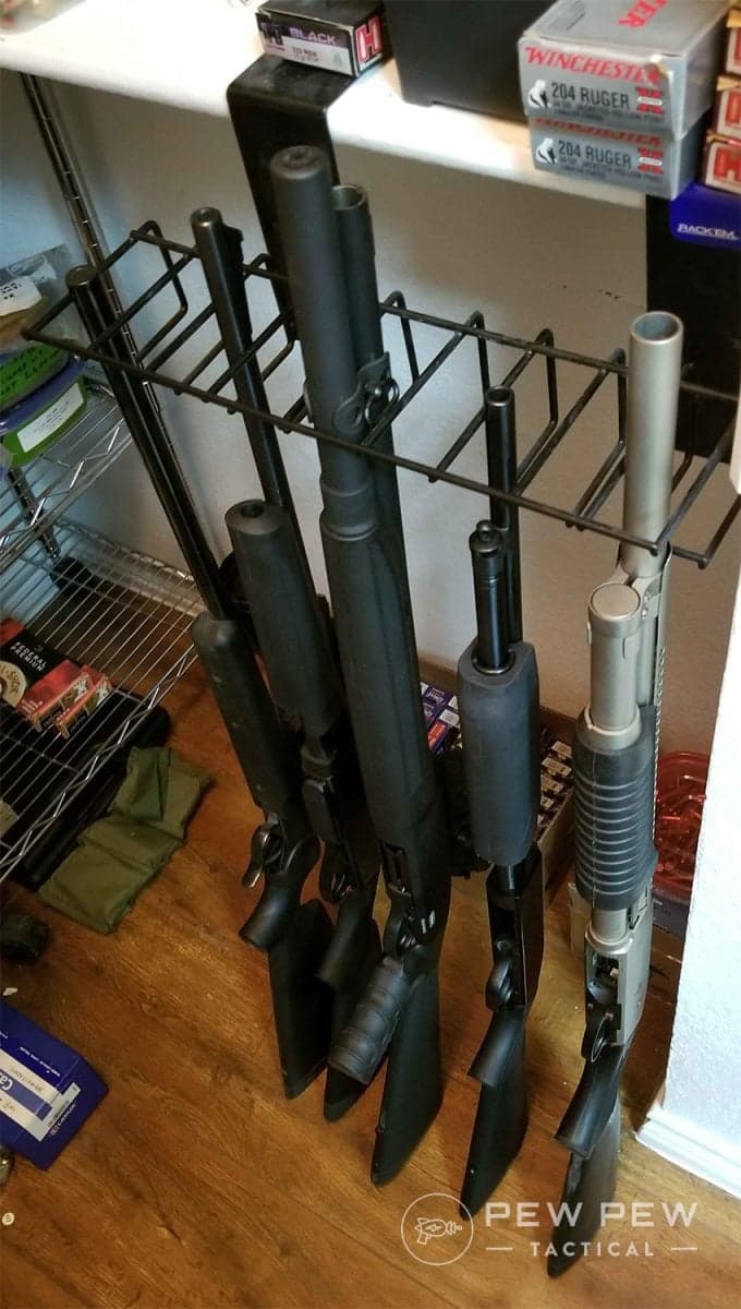 Post Thumbnail Image for post: Tip of the Week: Cheap Rifle and Shotgun Storage Part 2