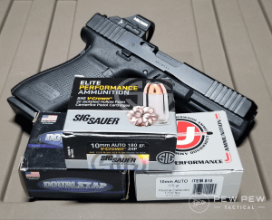 Glock 20 Gen 5 with ammo