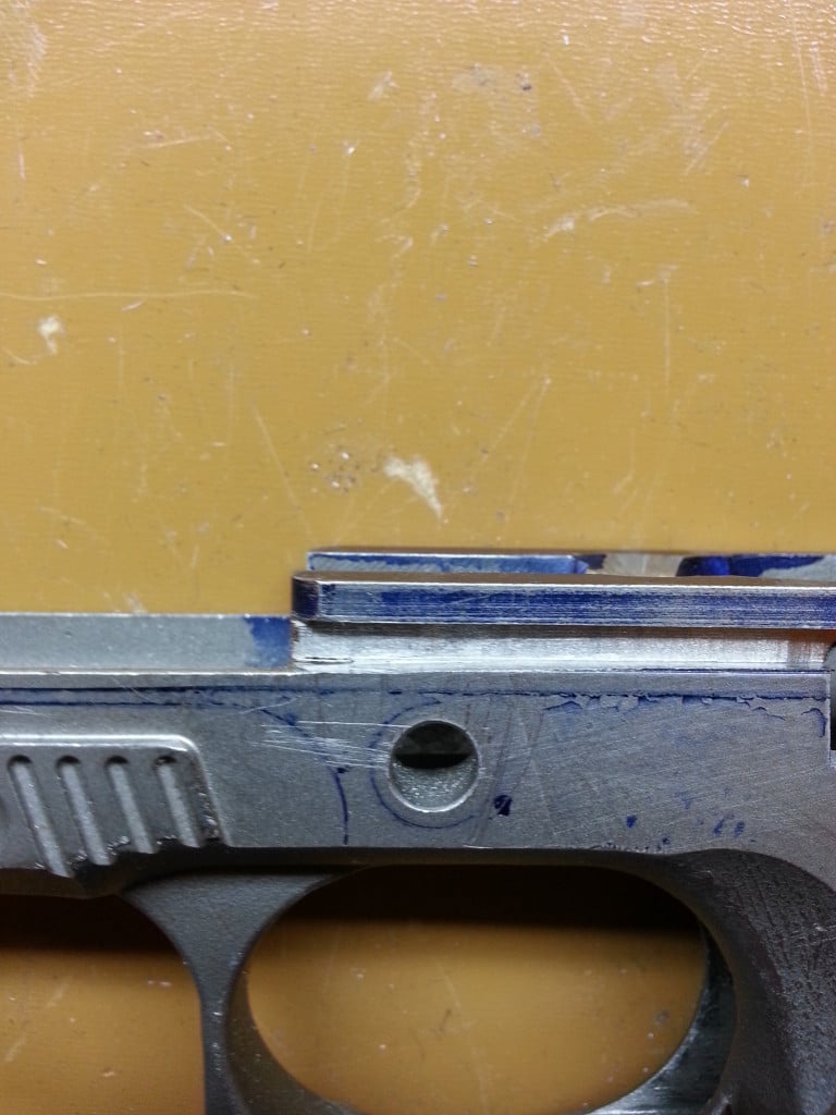 Hand Fitting the 1911 Slide Rails