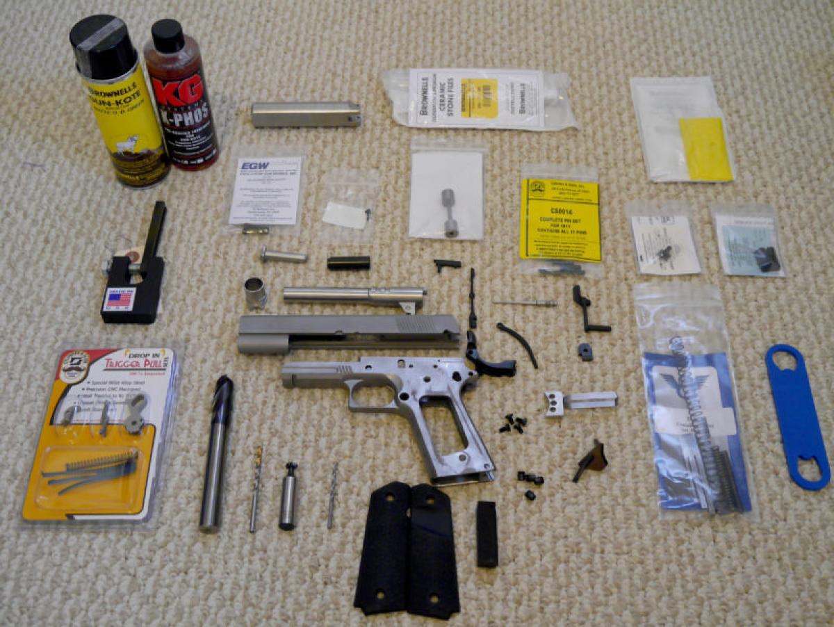 1911 80% Tactical Machining Build, Part 3: Parts List - Pew Pew Tactical