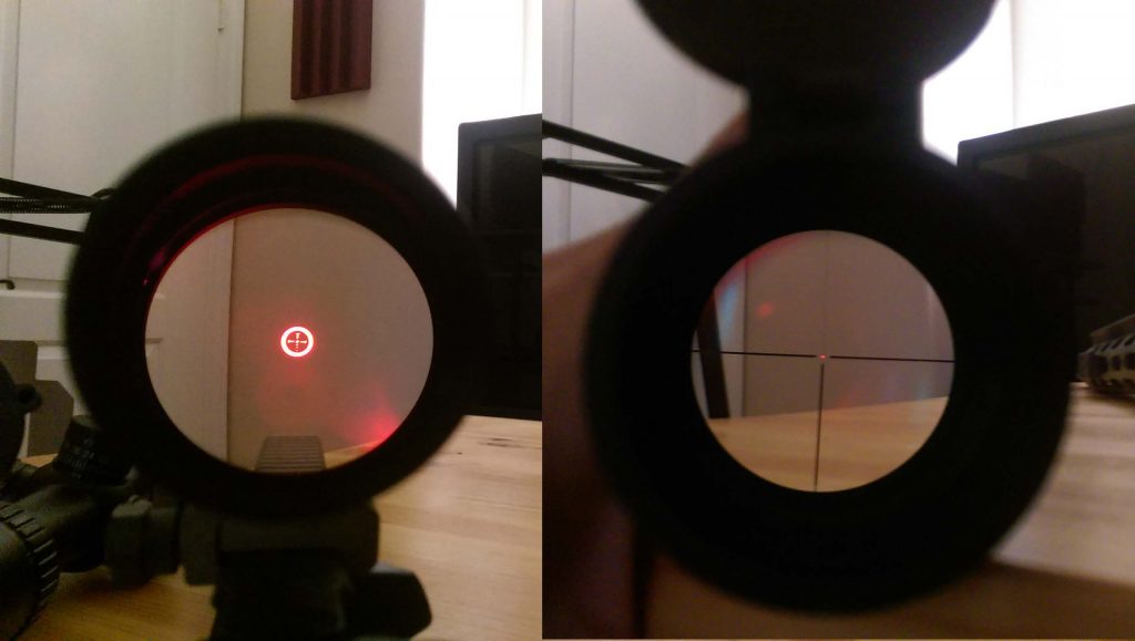 Riton vs Burris TAC30 Illuminated Reticle