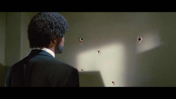 Pulp fiction bullet holes