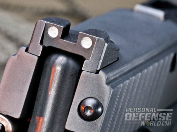 Sig P250 Rear Sights